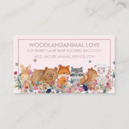 ペットシッターキツネラビットラムベアリス獣医 名刺