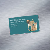 ペットシッターシンプルサービスの名刺マグネット マグネット名刺 (インサイチュ)