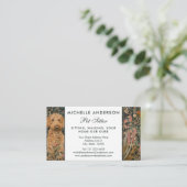 ペットシッタードッグウォーカーゴールデンドールコテージコア 名刺 (スタンド正面)