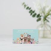 ペットシッタードッグウォーカーフローラパピー 名刺 (スタンド正面)