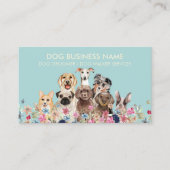 ペットシッタードッグウォーカーフローラパピー 名刺 (正面)