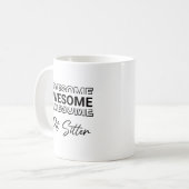 ペットシッタードッグウォーカー感謝ありがとう コーヒーマグカップ (正面左)