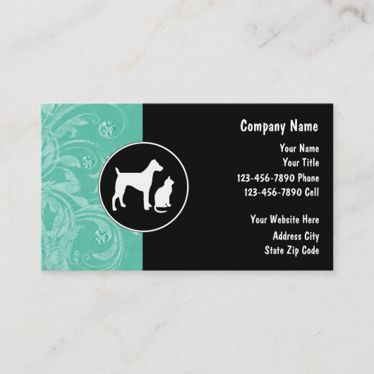 ペットシッター名刺 名刺 (正面)