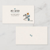 ペットシッター名刺 名刺 (正面/裏面)