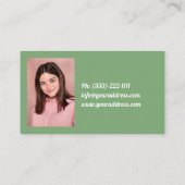 ペットシッター犬歩くサービス 名刺 (裏面)