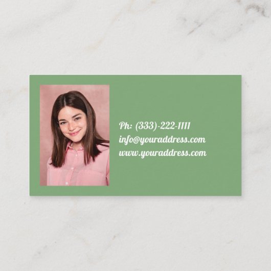 ペットシッター犬歩くサービス 名刺 (裏面)