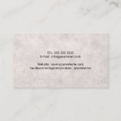 ペットシッター犬歩くハッピーラブラドールドッグトレーニング 名刺 (裏面)