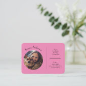 ペットシッター用のカスタマイズ可能な名刺 名刺 (スタンド正面)