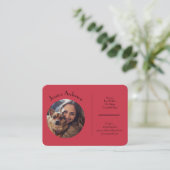 ペットシッター用のカスタマイズ可能な名刺 名刺 (スタンド正面)