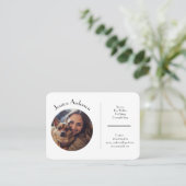 ペットシッター用のカスタマイズ可能な名刺 名刺 (スタンド正面)