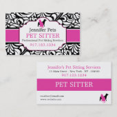 ペットシッター用名刺 |ドッグウォーカー 名刺 (正面/裏面)