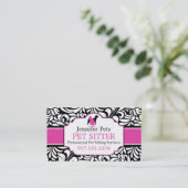 ペットシッター用名刺 |ドッグウォーカー 名刺 (スタンド正面)