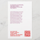 ペットシッター・ウォーカー チラシ (裏面)