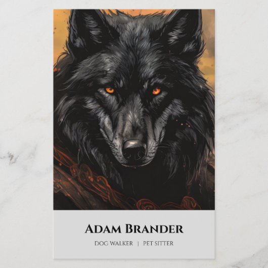 ペットシッター・ウォーカー チラシ (正面)