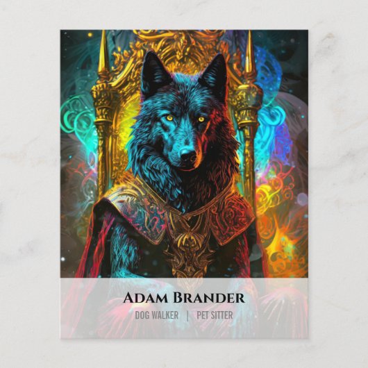 ペットシッター ウォーカー チラシ (正面)