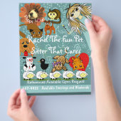 ペットシッター チラシ (手)