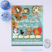 ペットシッター チラシ (シングル)