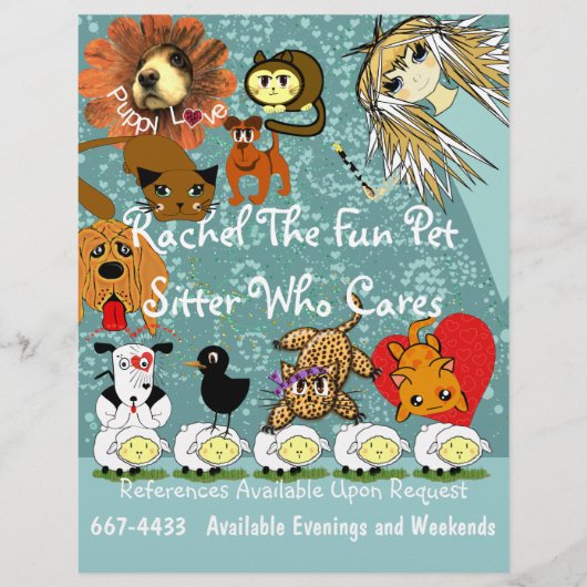 ペットシッター チラシ (正面)