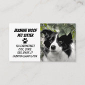 ペットシッター ドッグウォーカー 名刺 (正面)