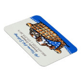 ペットシッター・ビジネスCKCS、Cat Blueberry付き マグネット (右側)