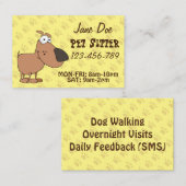 ペットシッター 名刺 (正面/裏面)