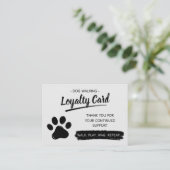 ペットシッター 犬の散歩 ロイヤリティカード (スタンド正面)