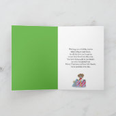 ペットシッターMerry Christmas Terrier and Labradodle カード (内部)