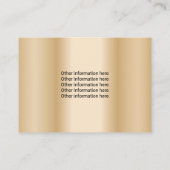 ペットシッターPETサロン金ゴールドポーロゴアポイントメント 予約カード (裏面)