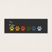 ペットシッ最高のトベットホリデーギフト証明書ラベル (正面)