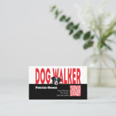 ペットシモダンッタードッグウォーカー 名刺 (スタンド正面)