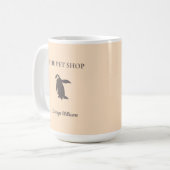 ペットショップかわいいペンギン コーヒーマグカップ (正面左)