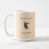 ペットショップかわいいペンギン コーヒーマグカップ (左)