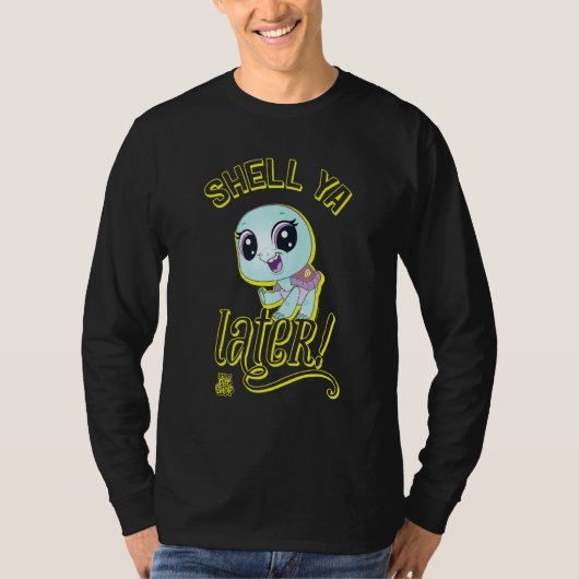 ペットショップシェル屋の後のカメ! Tシャツ (正面)