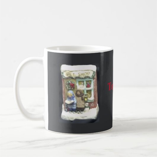「ペットショップ」 コーヒーマグカップ (左)