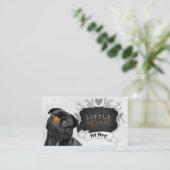 ペットショップ/ペットケアサービス/座りサービス 名刺 (スタンド正面)