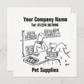 ペットショップ&ペット用品マンガカード シーズンカード (正面/裏面)