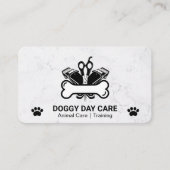 ペットショップ | 犬のグルーミング用品 名刺 (正面)