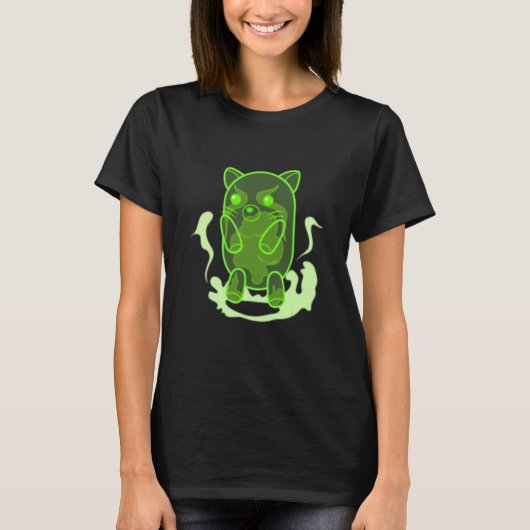 ペットショーゴーストキャット! Tシャツ (正面)