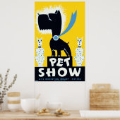 ペットショー1937 WPAヴィンテージポスター ポスター (キッチン)