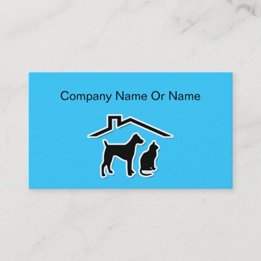 ペットシルエットの名刺 名刺 (正面)