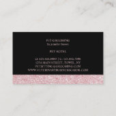 ペットシーティングサービスポートリマー獣医 名刺 (裏面)