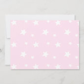 ペットスター | Photo Dog Birthday Party Stars 招待状 (裏面)