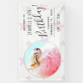 ペットスター | Photo Dog Birthday Party Stars 横断幕 (縦)