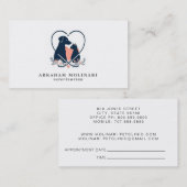 ペットステソスコープのロゴベテリアンアポイントメント 名刺 (正面/裏面)