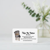 ペットストアの名刺 名刺 (スタンド正面)