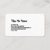 ペットストアの名刺 名刺 (裏面)