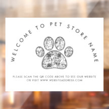 ペットストア名 QRコード ウィンドウクリングへようこそ