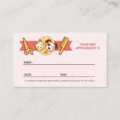 ペットスパサロン-アポイントメントカード 予約カード (裏面)