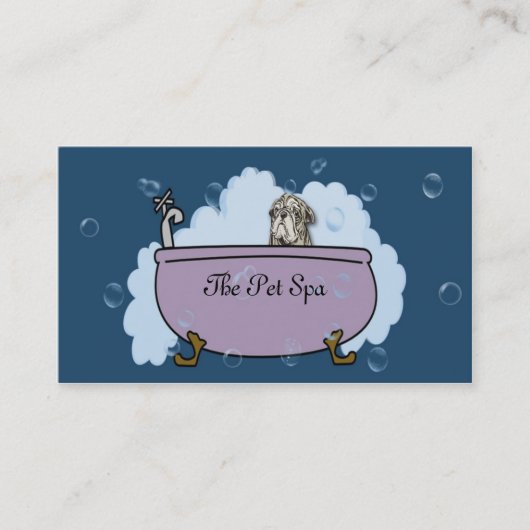ペットスパ 名刺 (正面)