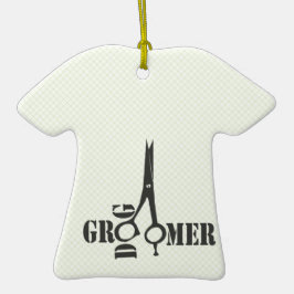 ペットス名門私立校風のテクールィリストトリマーの感謝 メタルオーナメント